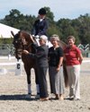 Lora Kay and Preference receiving ribbon...