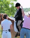 Olivia Gabrielson and Daisy with Jenn Boblitt and Jodie Kelly