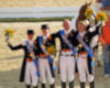 Holland's Gold Medal Team: Adelinde Cornelissen, Imke Schellekens-Bartels, Hans Peter Minderhoud, and Edward Gal