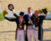 Medalists Laura Bechtolsheimer, Edward Gal and Steffan Peters