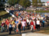 The masses leaving the main stadium