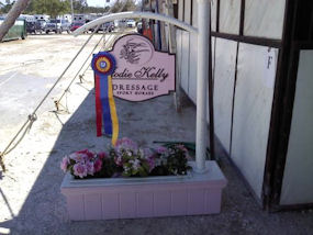 Jodie Kelly Dressage Sign