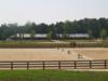 View of rings looking back at show barns