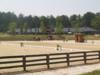 View of rings looking back at show barns